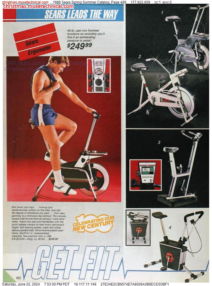 1986 Sears Spring Summer Catalog, Page 489