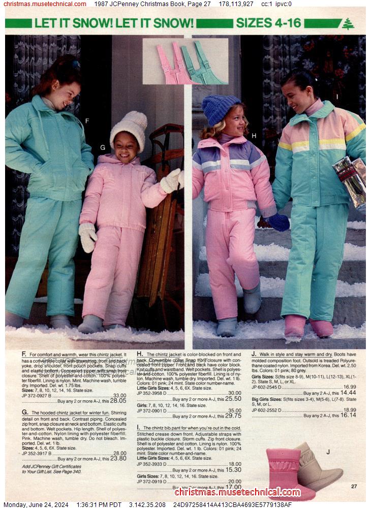 1987 JCPenney Christmas Book, Page 27