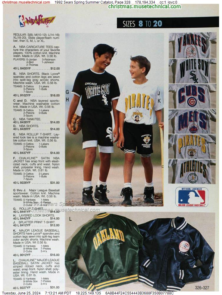1992 Sears Spring Summer Catalog, Page 328