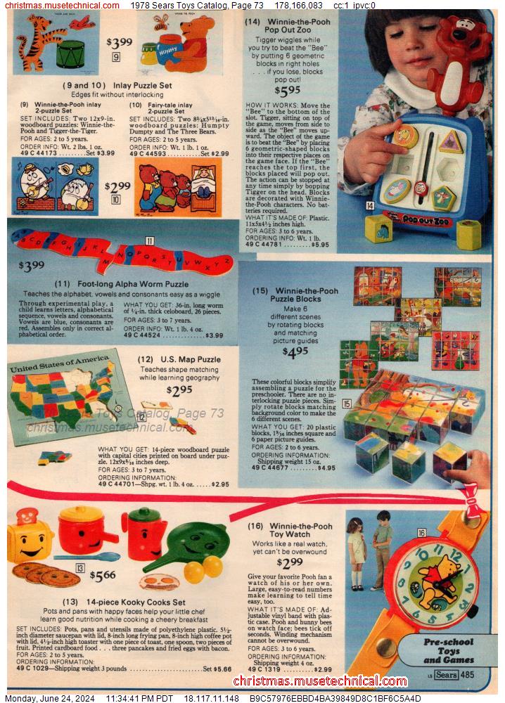1978 Sears Toys Catalog, Page 73