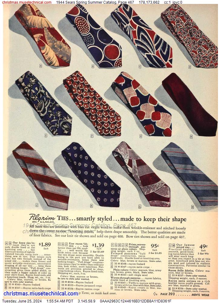 1944 Sears Spring Summer Catalog, Page 467