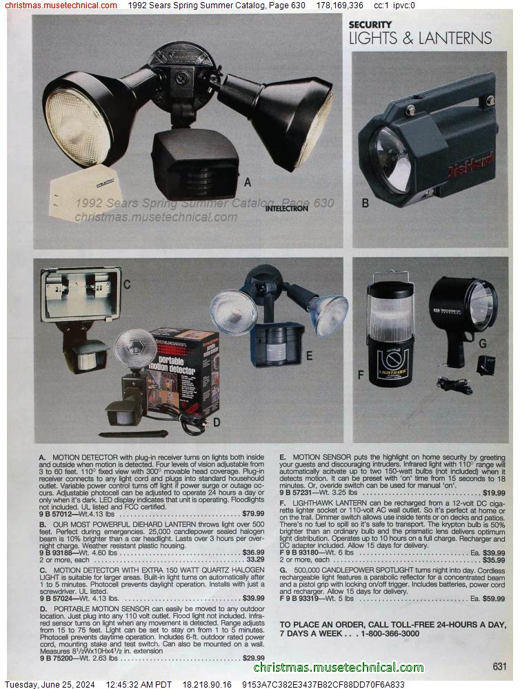 1992 Sears Spring Summer Catalog, Page 630