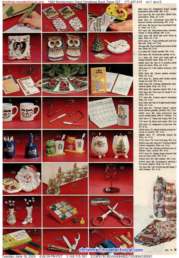 1982 Montgomery Ward Christmas Book, Page 357