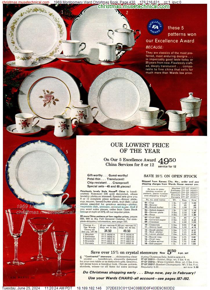 1969 Montgomery Ward Christmas Book, Page 430