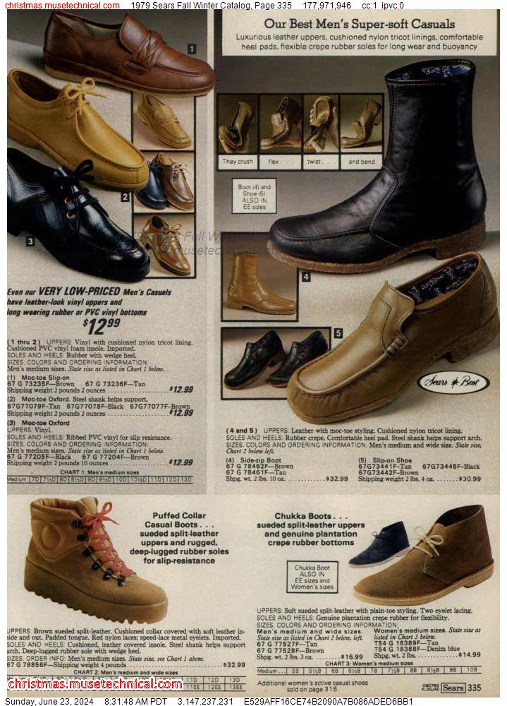 1979 Sears Fall Winter Catalog, Page 335