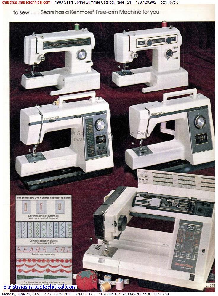 1983 Sears Spring Summer Catalog, Page 721