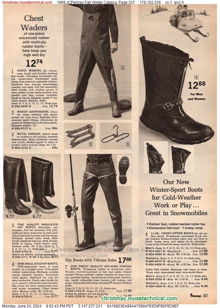 1969 JCPenney Fall Winter Catalog, Page 337