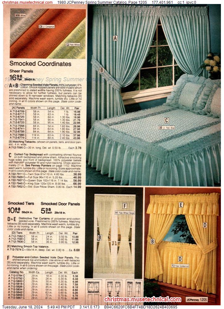 1980 JCPenney Spring Summer Catalog, Page 1205