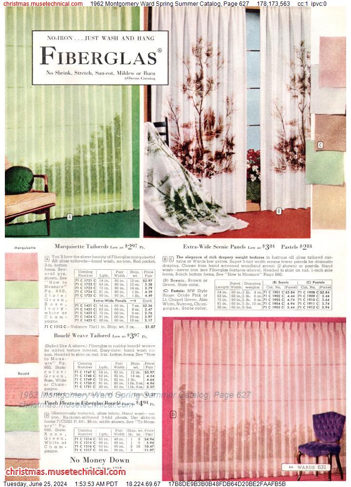 1962 Montgomery Ward Spring Summer Catalog, Page 627