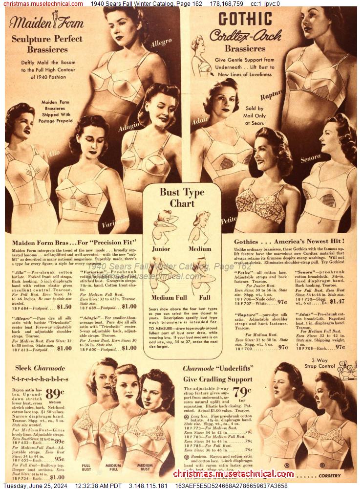 1940 Sears Fall Winter Catalog, Page 162