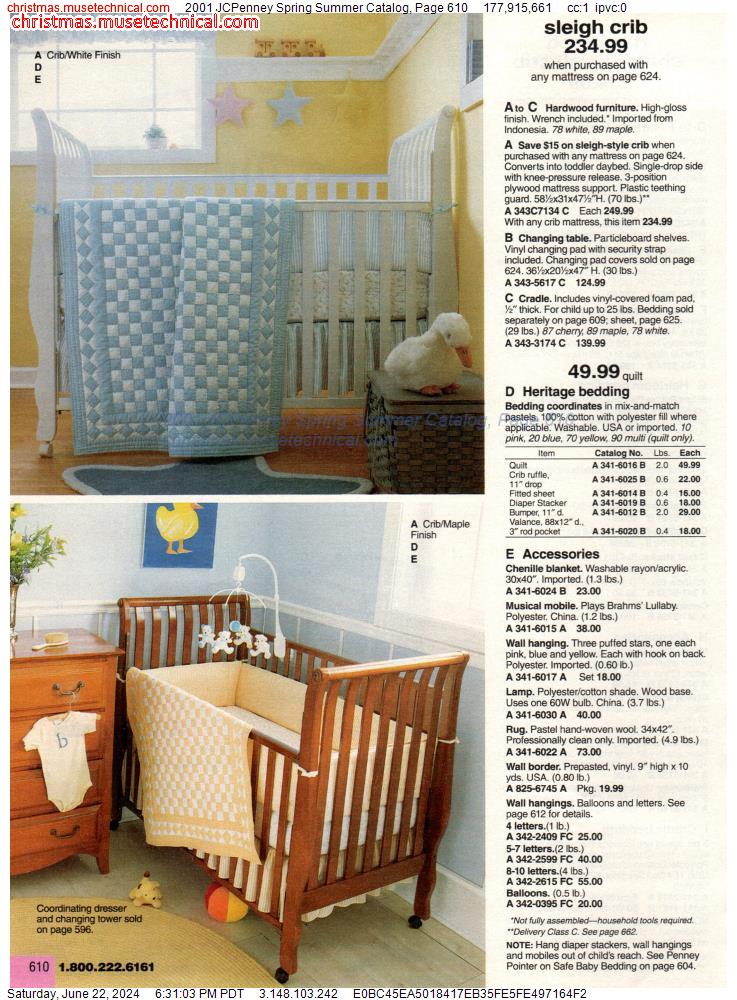 2001 JCPenney Spring Summer Catalog, Page 610