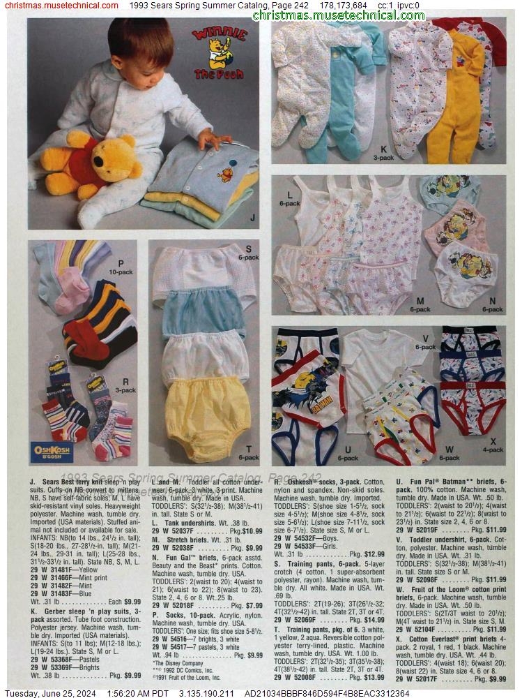 1993 Sears Spring Summer Catalog, Page 242