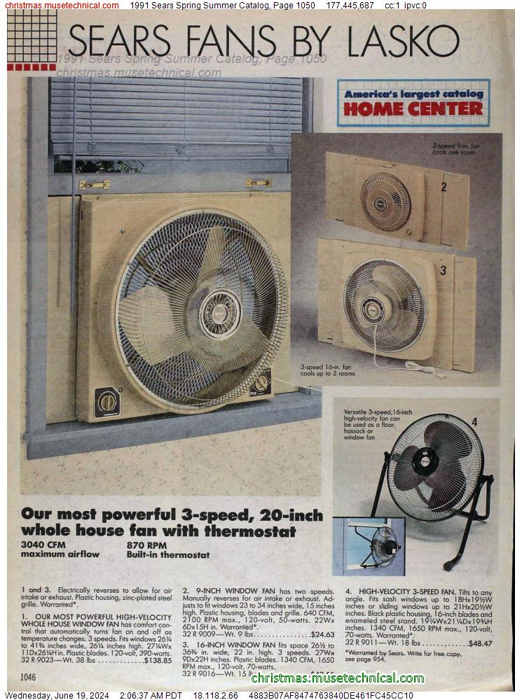 1991 Sears Spring Summer Catalog, Page 1050