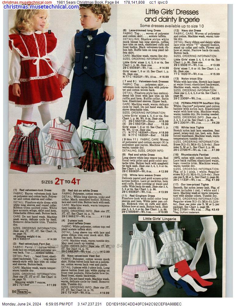 1981 Sears Christmas Book, Page 84