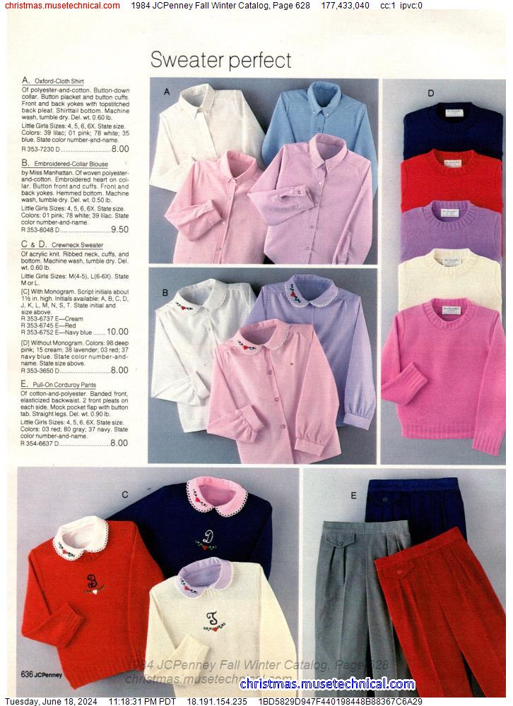 1984 JCPenney Fall Winter Catalog, Page 628