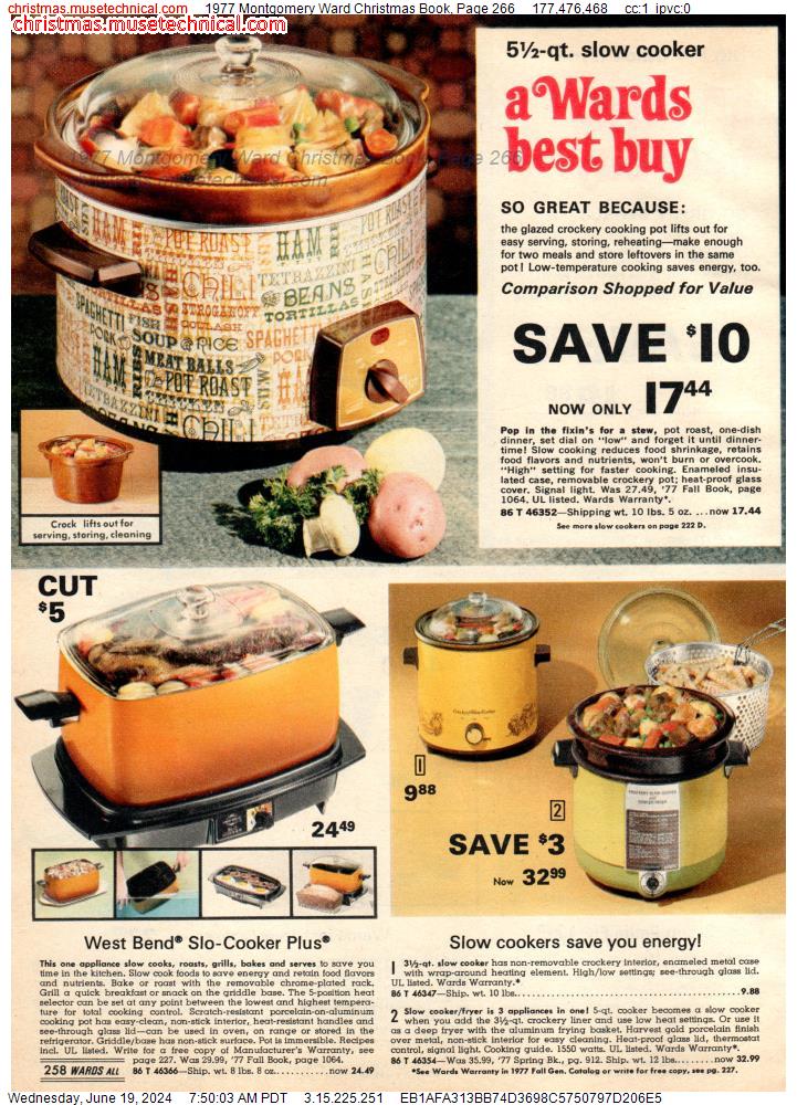 1977 Montgomery Ward Christmas Book, Page 266