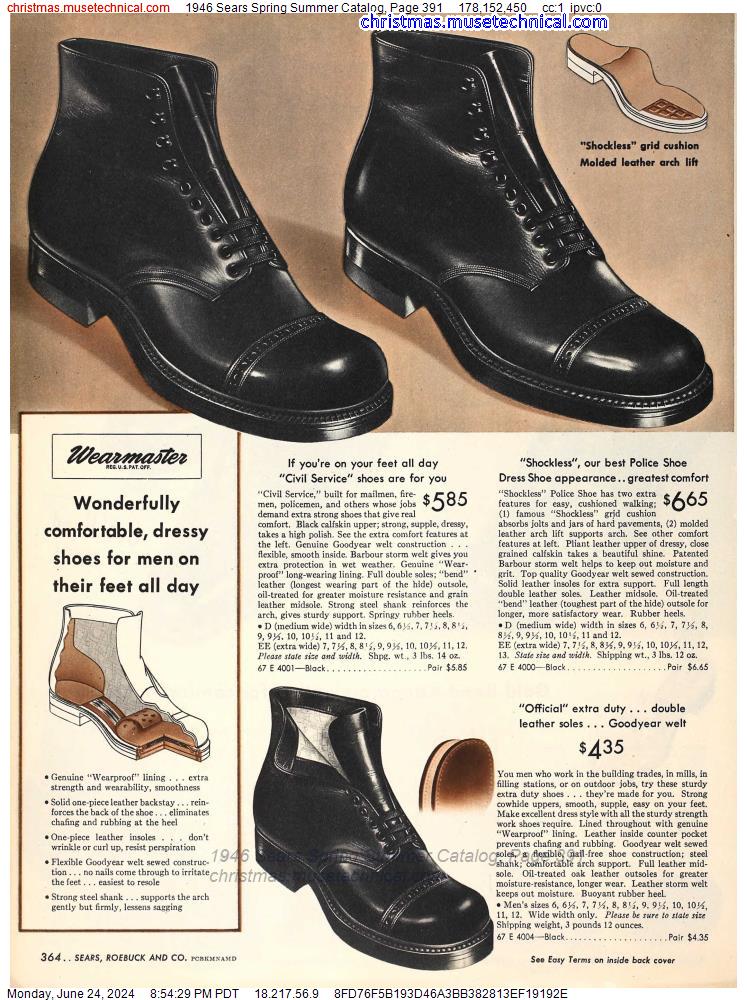 1946 Sears Spring Summer Catalog, Page 391