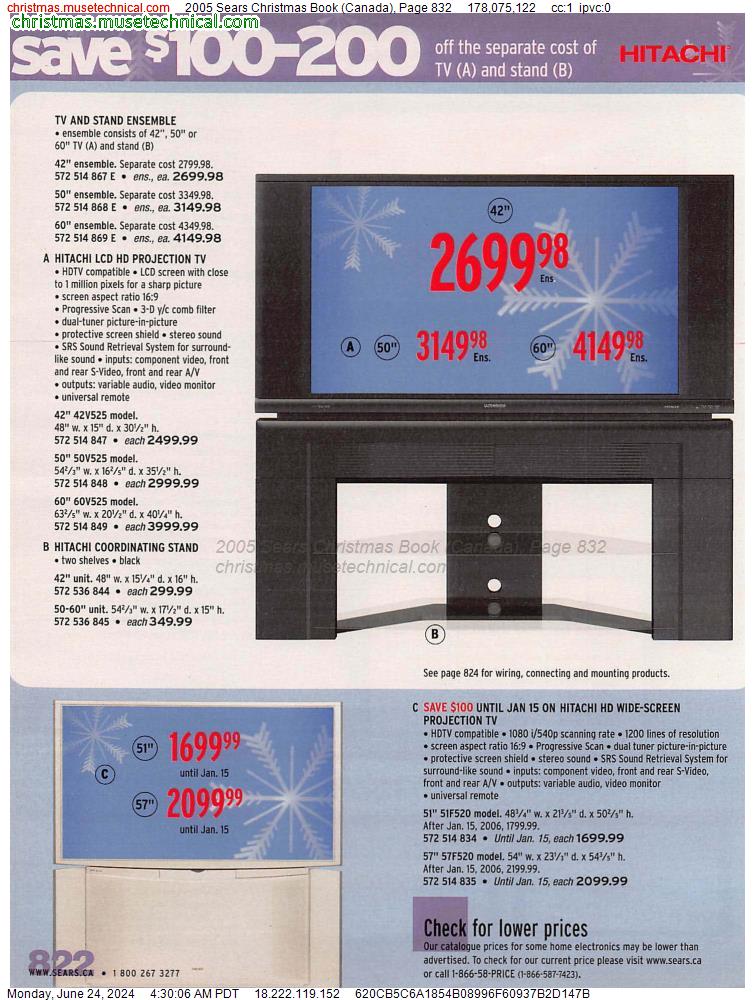 2005 Sears Christmas Book (Canada), Page 832