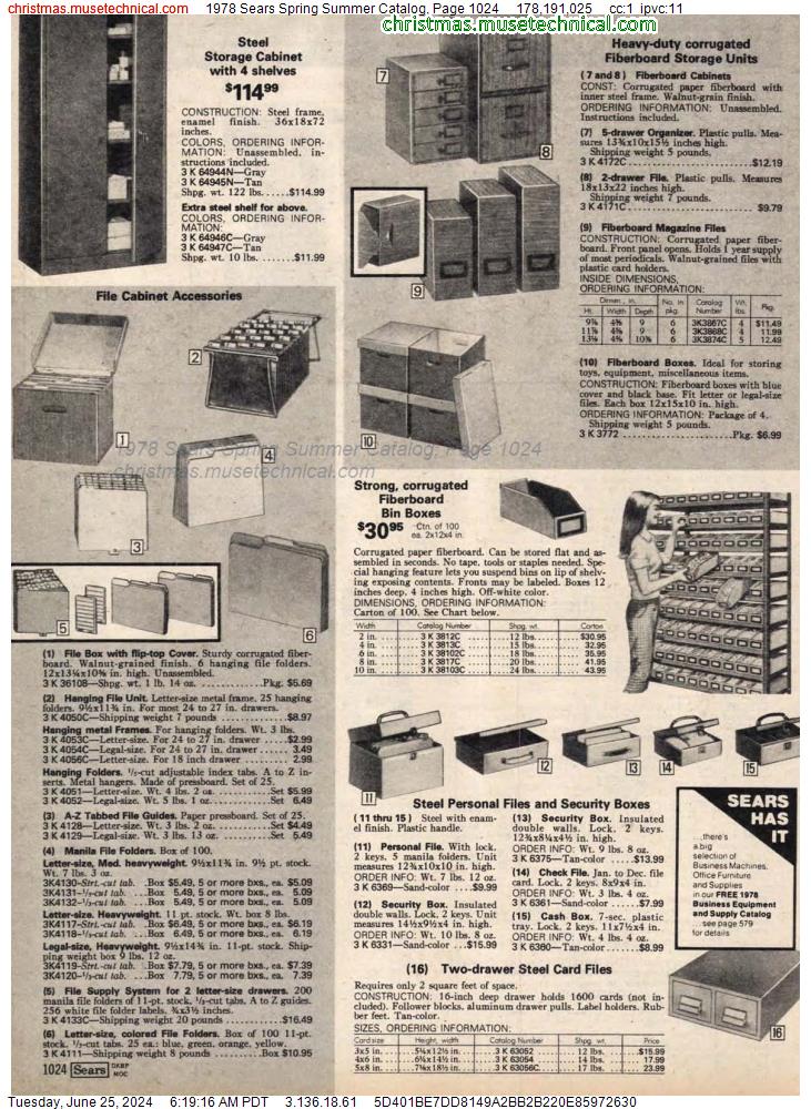 1978 Sears Spring Summer Catalog, Page 1024