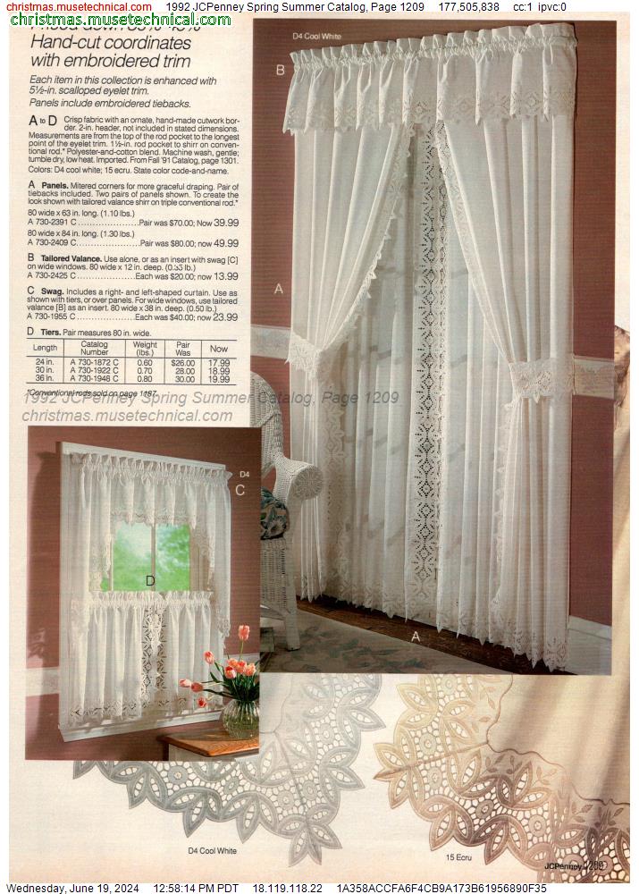 1992 JCPenney Spring Summer Catalog, Page 1209