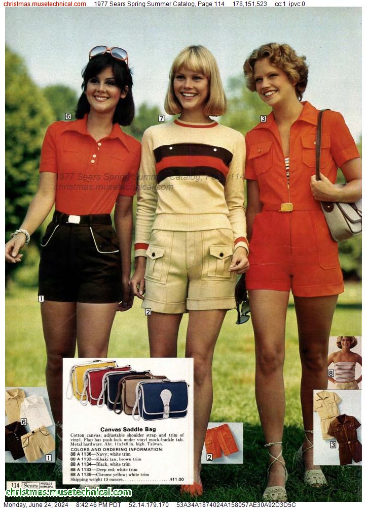 1977 Sears Spring Summer Catalog, Page 114
