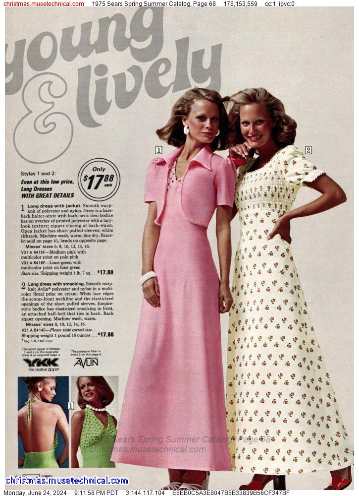 1975 Sears Spring Summer Catalog, Page 68