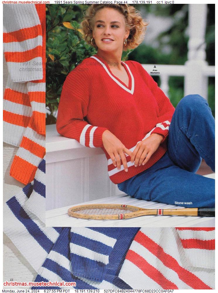 1991 Sears Spring Summer Catalog, Page 44