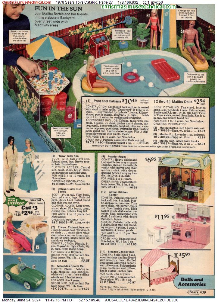 1978 Sears Toys Catalog, Page 27