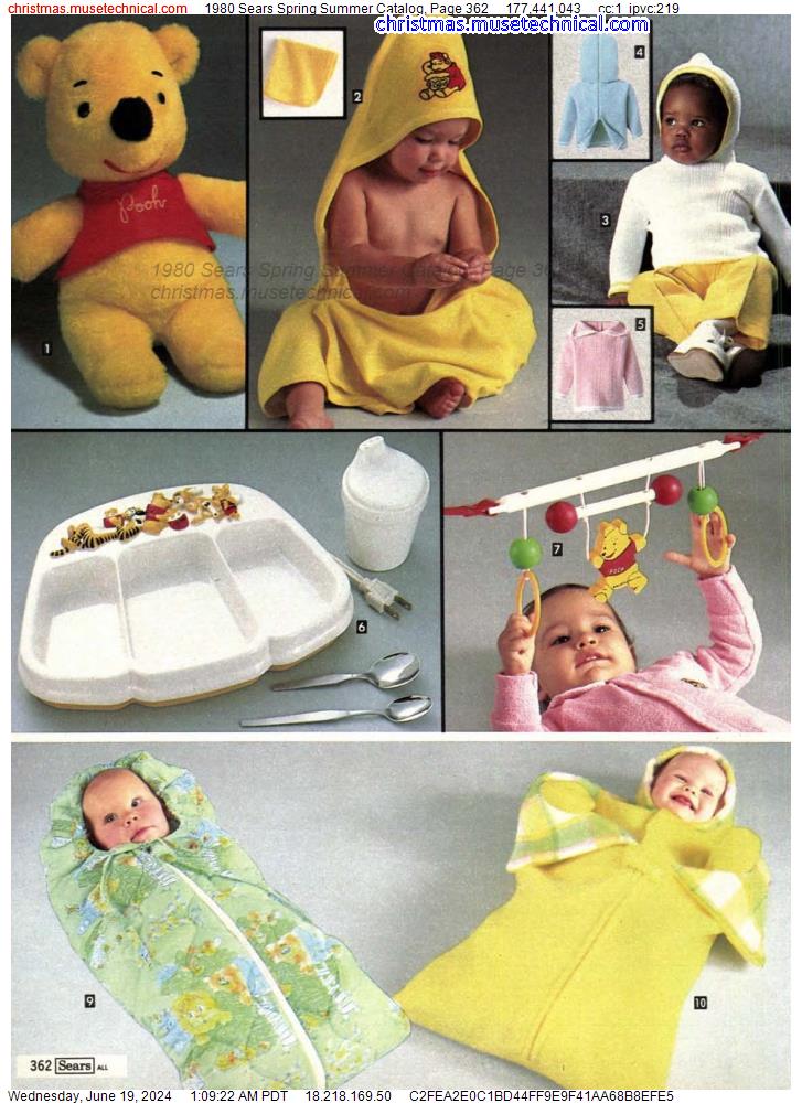 1980 Sears Spring Summer Catalog, Page 362