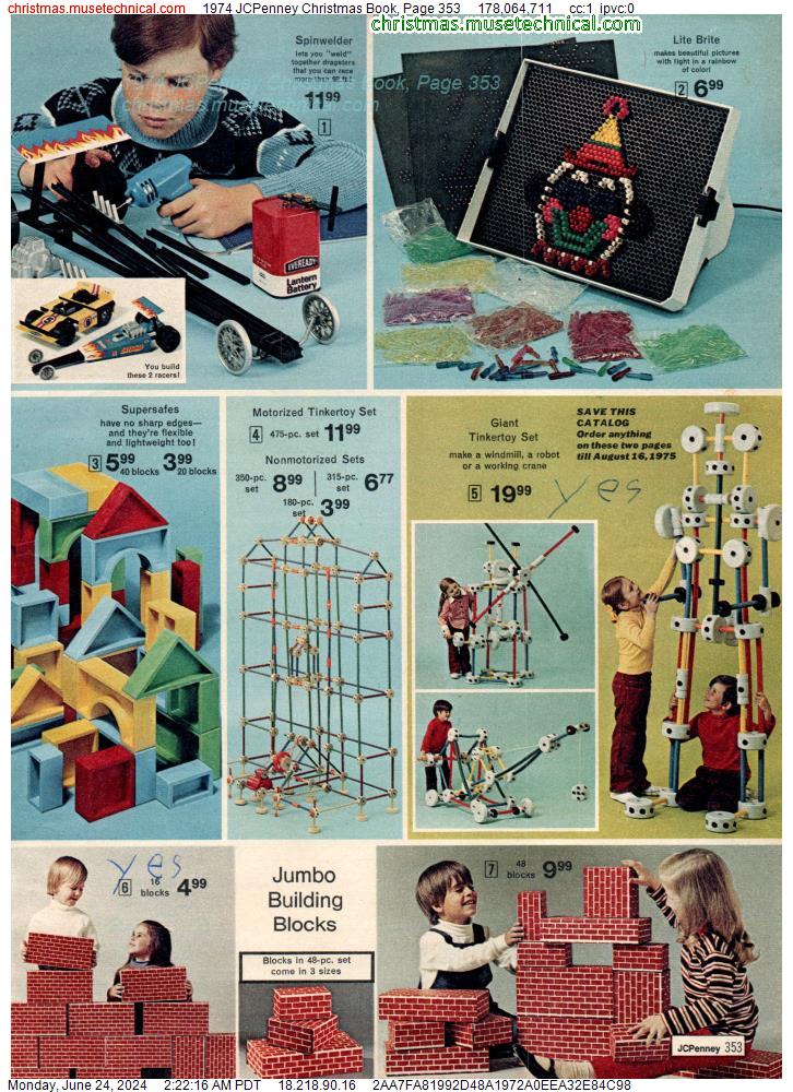 1974 JCPenney Christmas Book, Page 353
