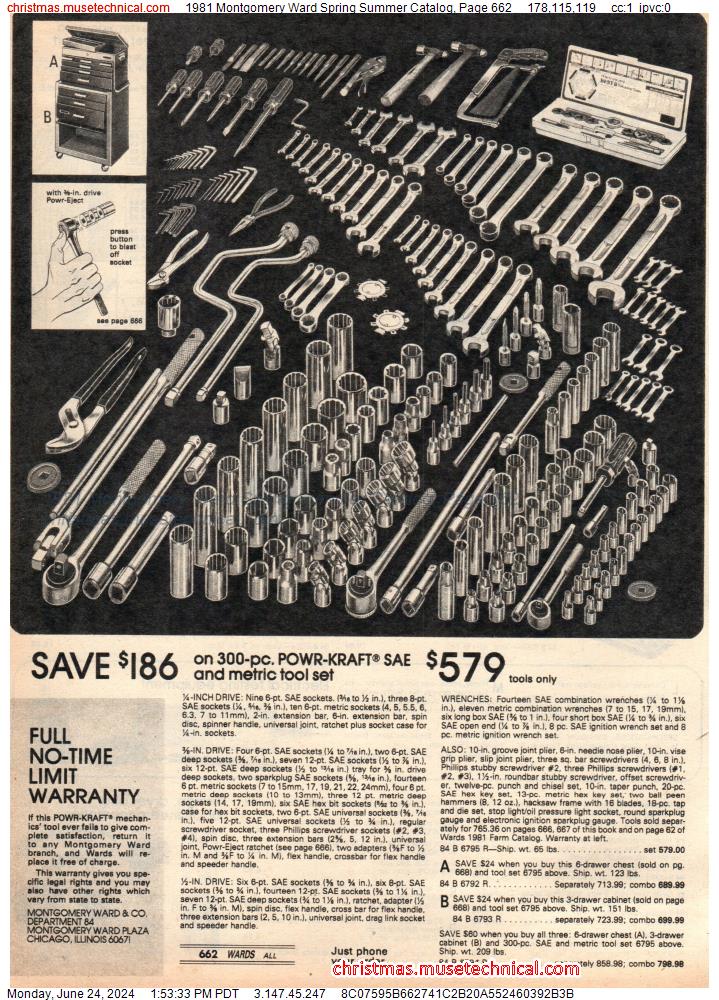 1981 Montgomery Ward Spring Summer Catalog, Page 662