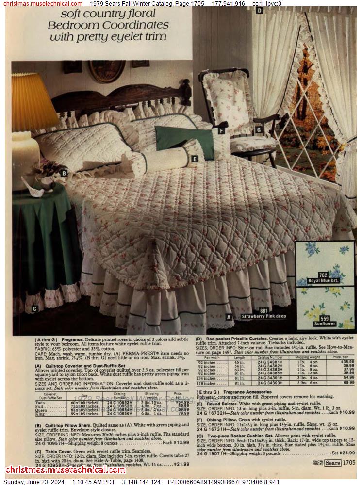 1979 Sears Fall Winter Catalog, Page 1705