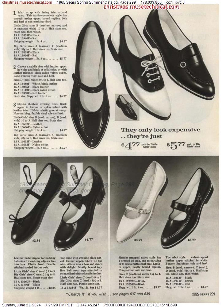 1965 Sears Spring Summer Catalog, Page 299