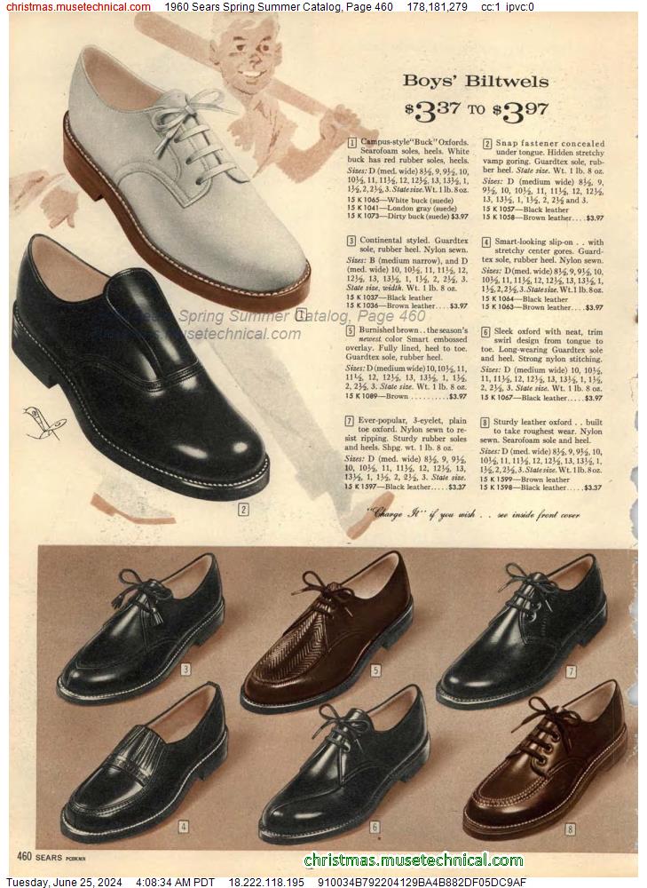 1960 Sears Spring Summer Catalog, Page 460