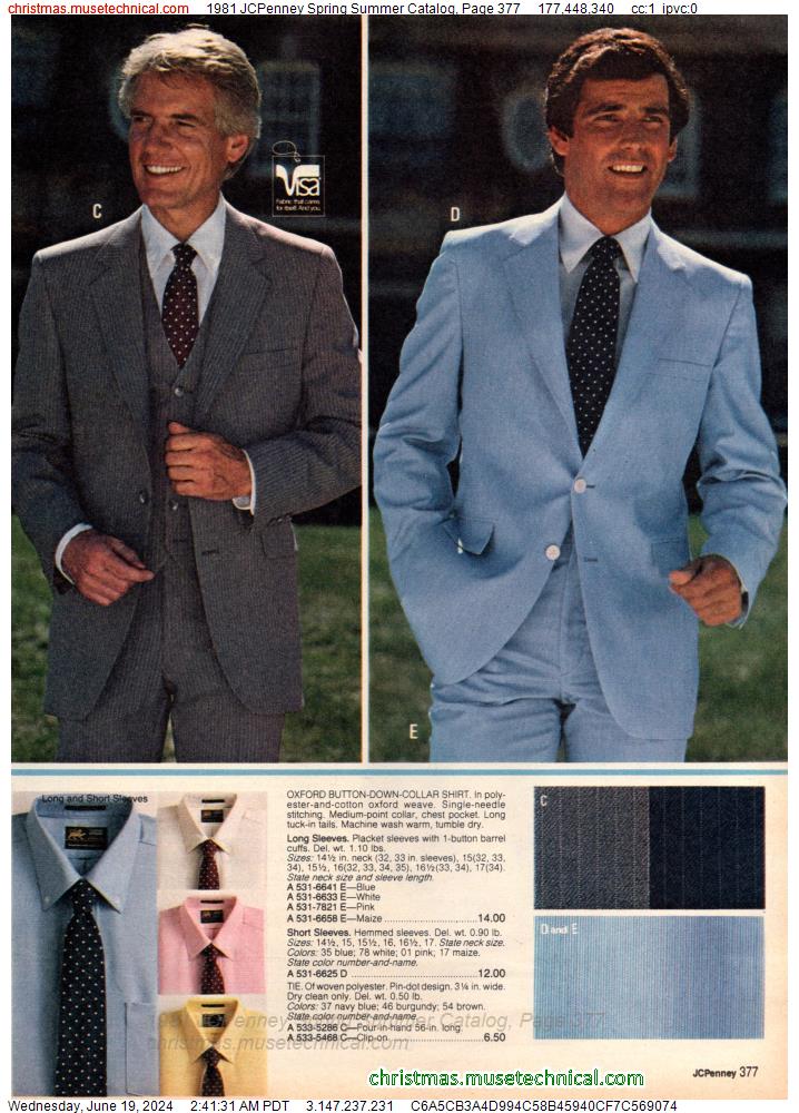 1981 JCPenney Spring Summer Catalog, Page 377