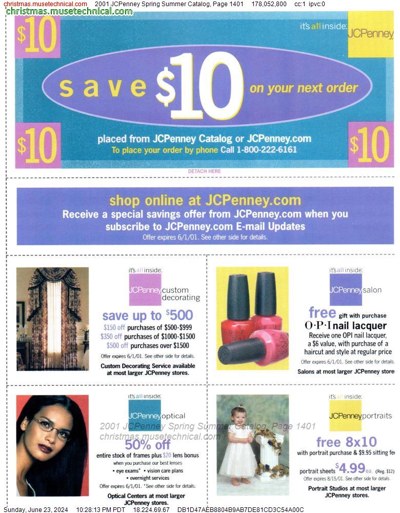 2001 JCPenney Spring Summer Catalog, Page 1401