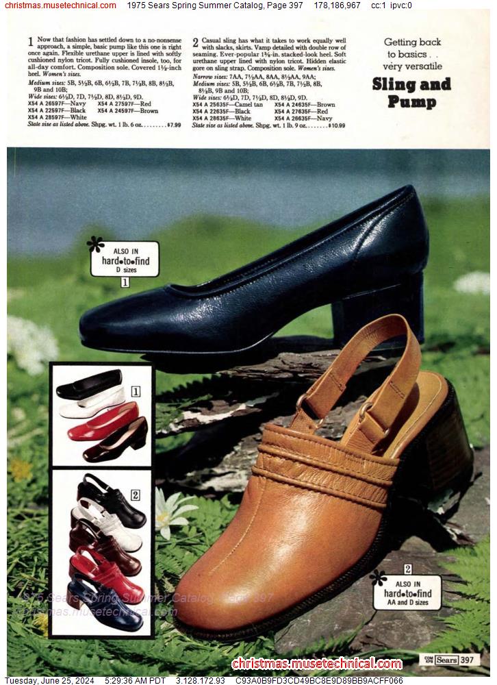 1975 Sears Spring Summer Catalog, Page 397