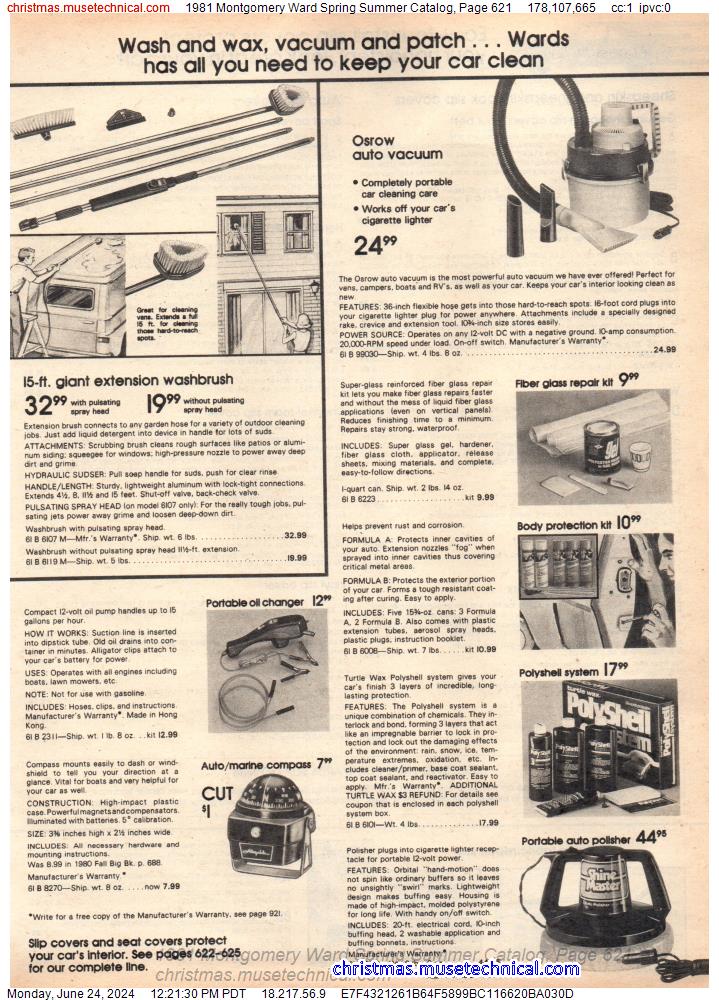 1981 Montgomery Ward Spring Summer Catalog, Page 621