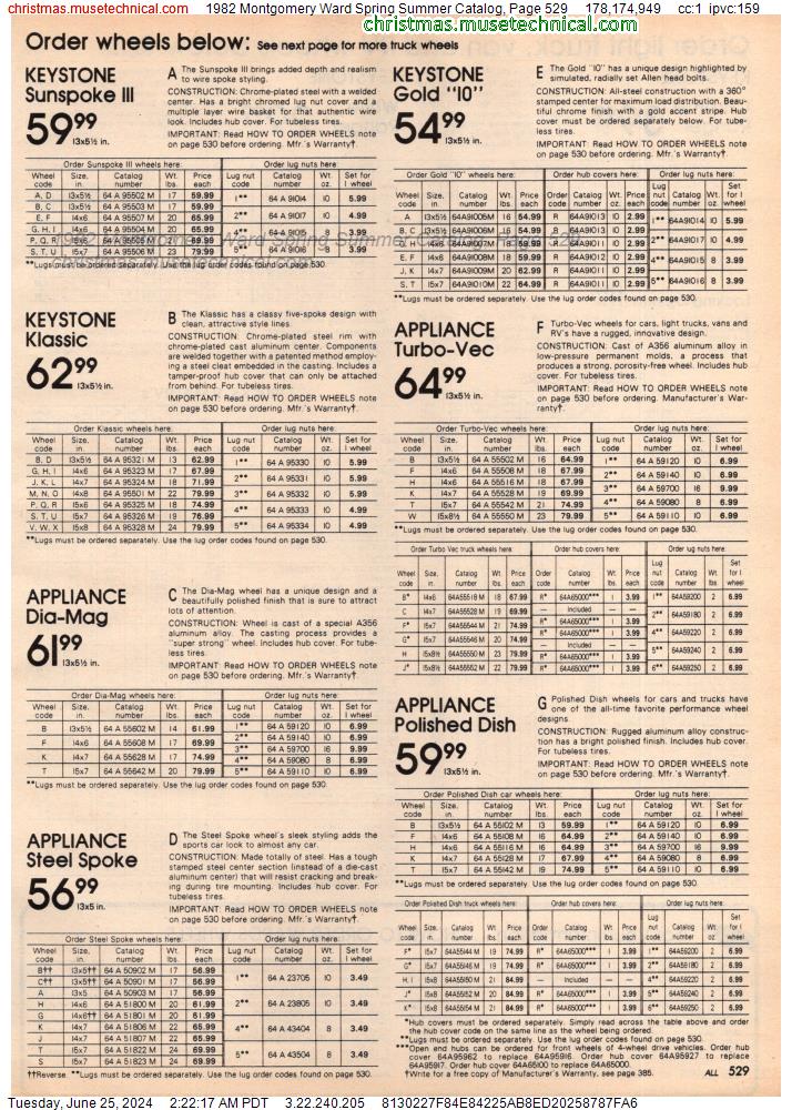 1982 Montgomery Ward Spring Summer Catalog, Page 529
