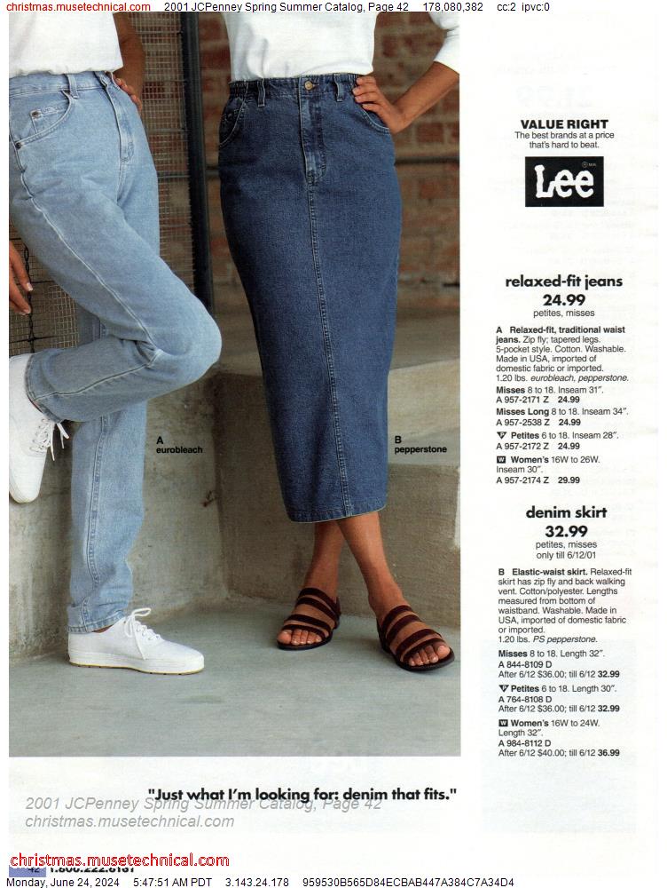 2001 JCPenney Spring Summer Catalog, Page 42
