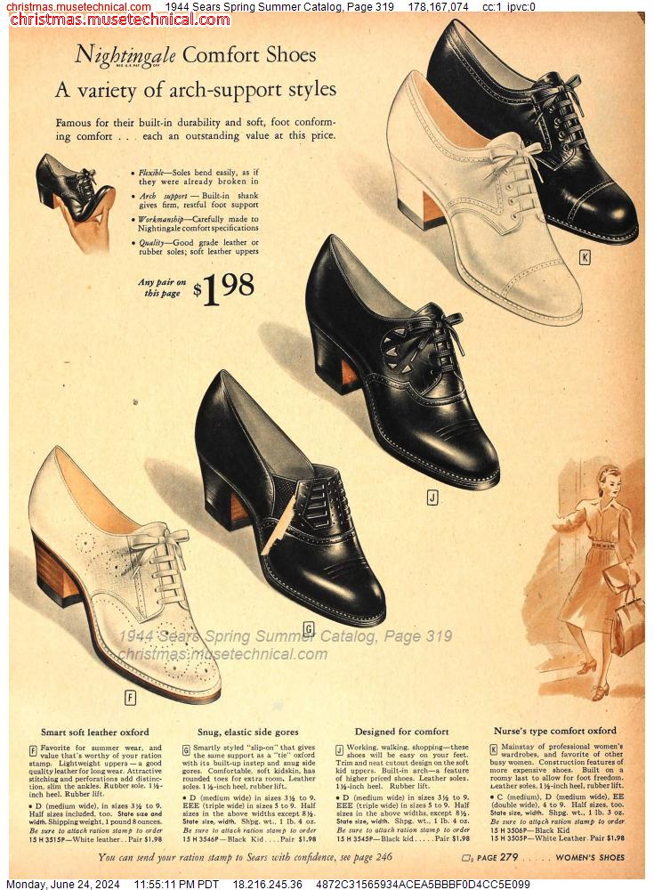 1944 Sears Spring Summer Catalog, Page 319
