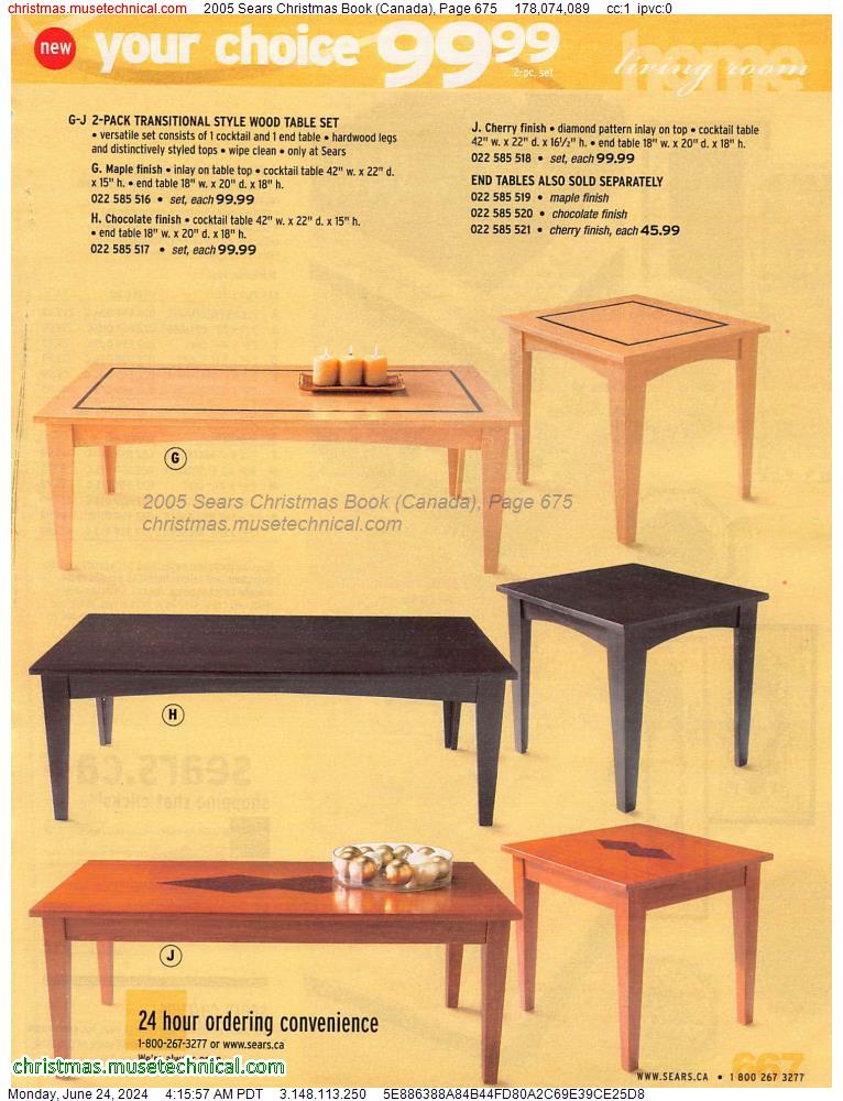 2005 Sears Christmas Book (Canada), Page 675