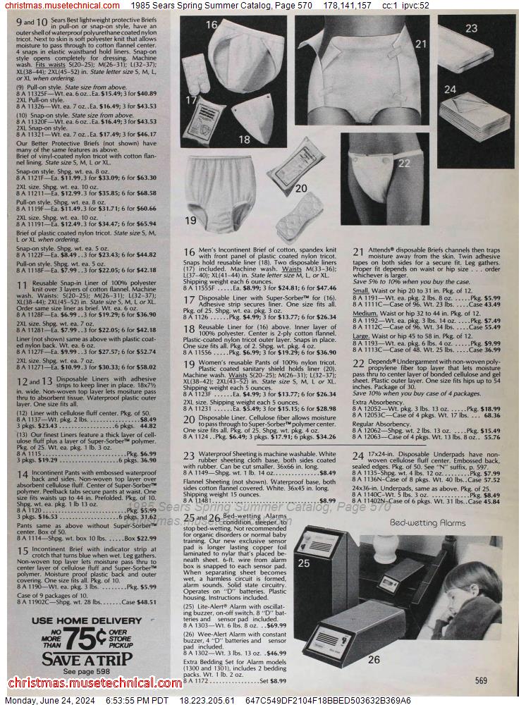 1985 Sears Spring Summer Catalog, Page 570