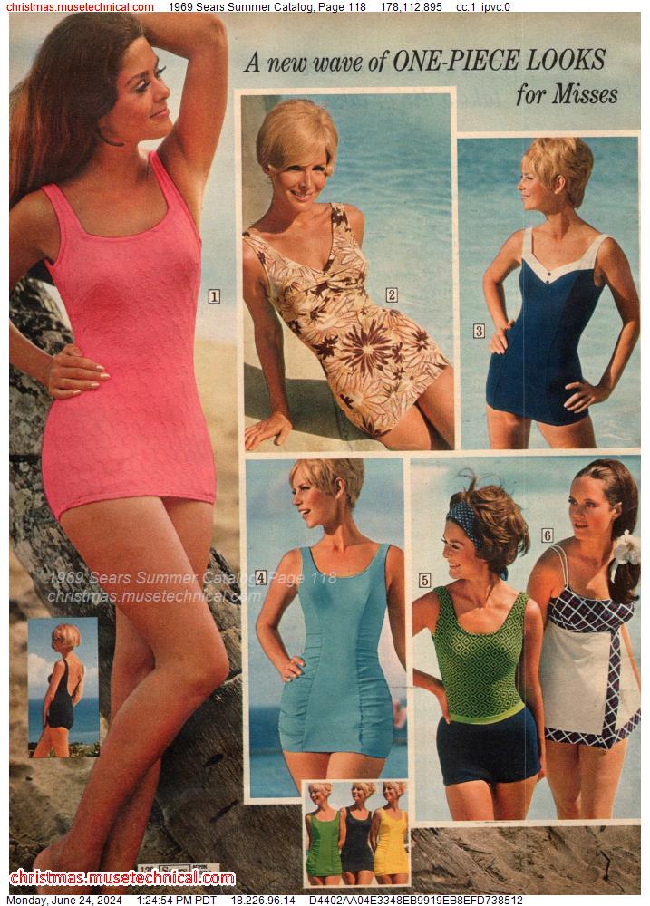1969 Sears Summer Catalog, Page 118