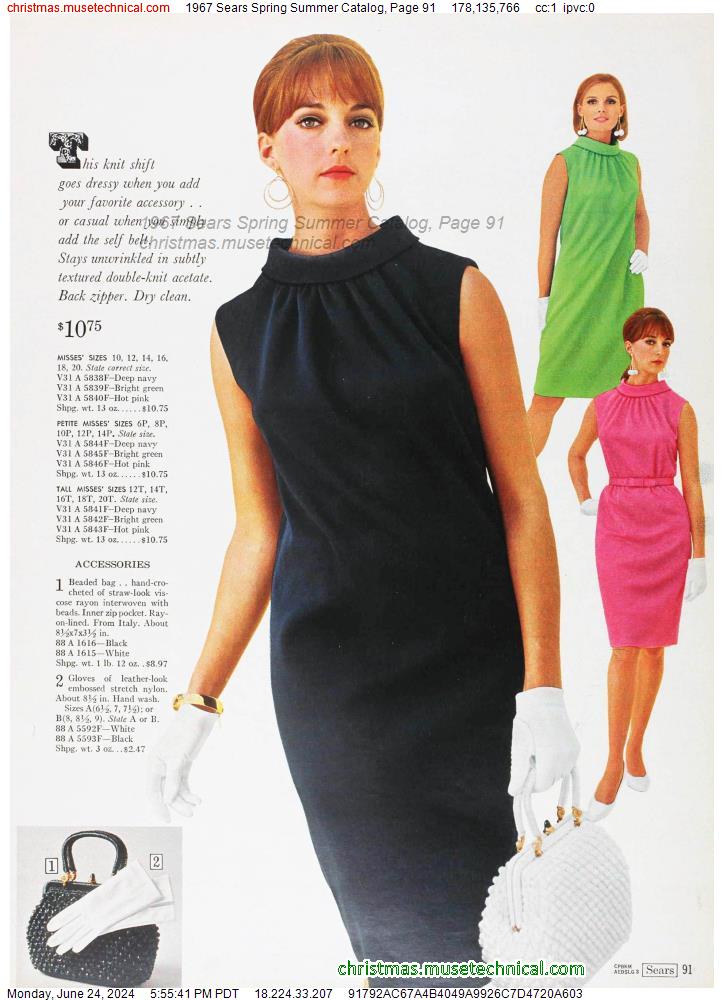 1967 Sears Spring Summer Catalog, Page 91