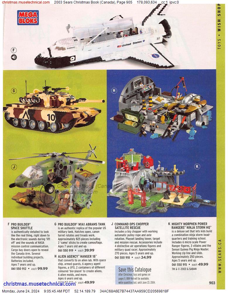2003 Sears Christmas Book (Canada), Page 905