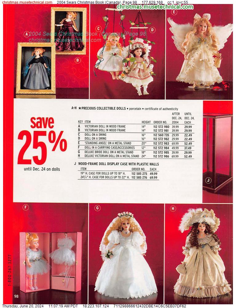 2004 Sears Christmas Book (Canada), Page 98