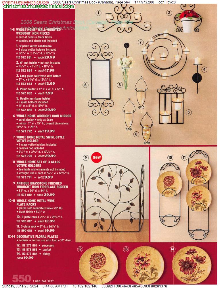 2006 Sears Christmas Book (Canada), Page 564