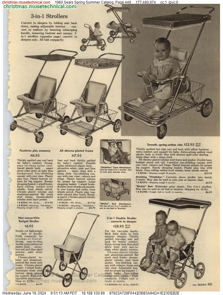 1960 Sears Spring Summer Catalog, Page 449