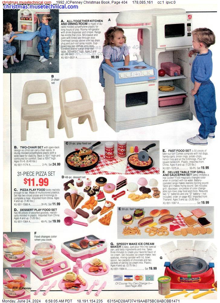 1992 JCPenney Christmas Book, Page 404